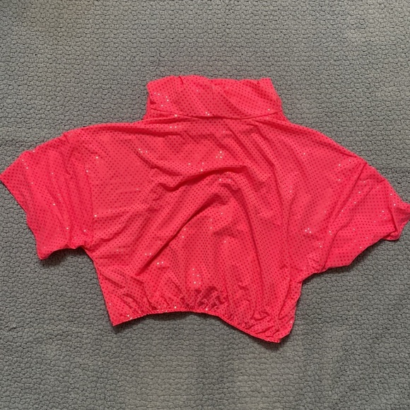 NWOT Dollskill Sequin Crop Hoodie - Picture 4 of 4